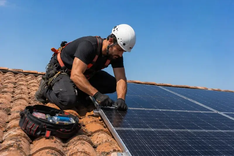 Maintenance et monitoring de panneaux solaires à Salses-le-Château